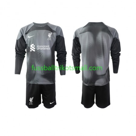 Fußballtrikots Liverpool Torwart Kinder 2022-2023 Langarm Auswärts-trikot kaufen
